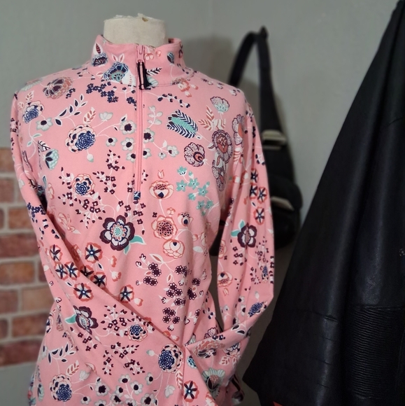 Talbots Pink Flower Cardigen - Picture 5 of 7